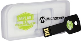 Фото 1/4 SW006021-DGL, MPLAB XC8 Compiler PRO Dongle License C Compiler Software