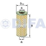 5201, DIFA5201 Фильтр масляный GAZ Gazel 2.4 93-