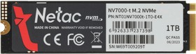 Фото 1/9 Накопитель SSD Netac PCIe 4.0 x4 1TB NT01NV7000t-1T0-E4X NV7000-t M.2 2280