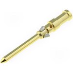 09150006124, Heavy Duty Power Connectors HAN D MALE AWG 26-22 GOLD PLATED CRIMP