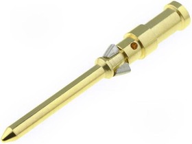 Фото 1/5 09150006124, Heavy Duty Power Connectors HAN D MALE AWG 26-22 GOLD PLATED CRIMP