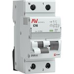 Выключатель автоматический дифференциального тока 2п (1P+N) C 16А 30мА тип AC ...