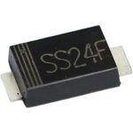 SS24-F, 40V 550mV@2A 2A SMAF Schottky Barrier Diodes (SBD)