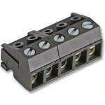 CTBA1301/5A, Pluggable Terminal Block, Right Angle, 5mm Pitch, 5 Poles