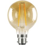 ILGLOBB22N002, LED Light Bulb, Круглая с Нитью Накаливания, BA22d / BC ...