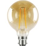ILGLOBB22N004, LED Light Bulb, Круглая с Нитью Накаливания, BA22d / BC ...