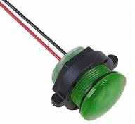 CNX722C500FVW, LED INDICATOR, PANEL, 23.1MM, GREEN