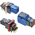 D369-B33-BP4, Rectangular MIL Spec Connectors 369 Panel PCB RCPT 3-Way, B-Key, Pin