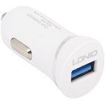 Автомобильная зарядка LDNIO 2 USB выхода 2,1А + кабель Micro USB DL-C12 белая ...