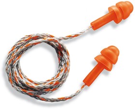 Фото 1/3 2111237, whisper Series Orange Reusable Corded Ear Plugs, 23dB Rated, 50 Pairs