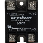 D5D07, Solid State Relays - Industrial Mount PM IP00 SSR 500VDC /7A, 3.5-32VDC In