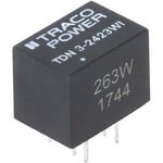 TDN 3-2423WI, Isolated DC/DC Converters - Through Hole 9-36Vin 15V/100mA ...
