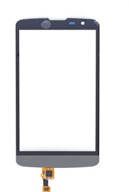 Фото 1/2 Сенсорное стекло (тачскрин) для LG D335, D331 серый