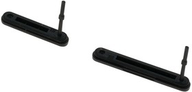 Набор заглушек для Sony Xperia M4 Aqua E2303, E2312, E2333 (2шт.) черный