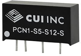 Фото 1/2 PCN1-S24-S12-S, Isolated DC/DC Converters - Through Hole 21.6-26.4Vin 12Vout 84mA 1W Iso SIP