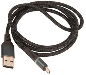 (6972174153001) кабель USB REMAX RC-152m Colorful Light для Micro USB, 2.4А, длина 1.0м, черный