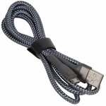 (6972174153575) кабель USB REMAX RC-124m Jany Series для Micro USB, 2.4А, длина 1.0м, серебристый