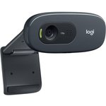 Веб-камера Logitech WebCam C270 (USB 2.0, 0.9 Mpix 1280*720, микрофон, черная)