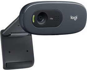 Фото 1/2 Веб-камера Logitech WebCam C270 (USB 2.0, 0.9 Mpix 1280*720, микрофон, черная)