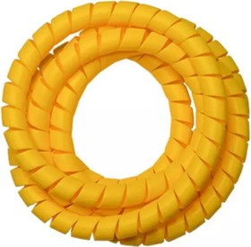 Фото 1/4 Спиральная пластиковая защита SG-26-F12-k2 полипропилен, размер 26, плоская поверхность, цвет желтый, длина 2 м PR0200500-2