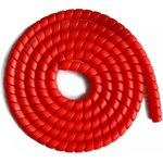 SG-20-F13-k5 - спиральная пластиковая защита, полипропилен, размер 20, плоская поверхность, цвет красный, длина 5 м PR0300200-5