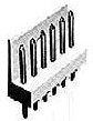 173081-4, EI, 4 Way, 1 Row, Straight PCB Header