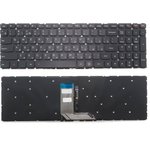 Клавиатура для ноутбука Lenovo IdeaPad 700 700-17ISK черная без рамки с подсветкой