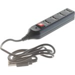 Разветвитель USB-HUB 4 Port чёрный 30012980