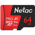 Носитель информации Netac P500 Extreme PRO 64GB MicroSDXC V30/A1/C10 up to ...