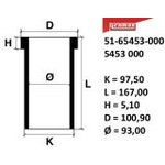 5165453000, Гильза цилиндра FIAT =94.4mm DUCATO, 35.12, 59.12 ...