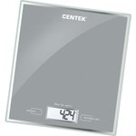 Кухонные весы CT-2462 серебристый, электронные, стеклянные, LCD, 190x200 мм ...