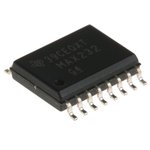 MAX232DW, IC: interface; transceiver; full duplex,RS232; 120kbps; SO16-W