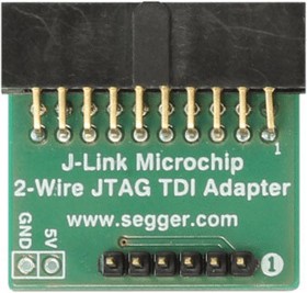 8.06.23 J-Link Microchip 2-Wire JTAG TDI Adapter Adapter for use with Microchip IS208x
