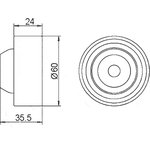 GT60480, Ролик натяжителя