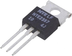 Фото 1/2 NTE2387, Power Mosfet N-channel 800V Id=4A TO-220 Case High Speed Switch Enhancement Mode Rds=3 Ohm