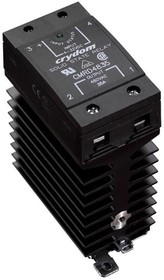 CMRD6055P, Solid State Relay w/Heat Sink - 4-32 VDC Control - 55 A Max Load - 48-660 VAC Operating - Zero Voltage - LED Inpu ...