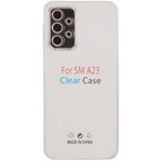 (A23) чехол Clear Case для Samsung Galaxy A23 прозрачный силикон, техпак