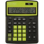 Настольный калькулятор EXTRA COLOR-12-BKLG 206x155 мм, 12 разрядов ...