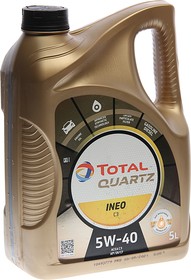 Фото 1/2 213790, Масло моторное TOTAL Quartz Ineo 5W-40 5л.