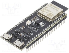 ESP32-S3-DEVKITC-1-N8, Ср-во разработки: WiFi; ADC,GPIO,I2C,I2S, PWM,SPI,UART,USB; 5ВDC