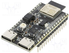 ESP32-C6-DEVKITM-1-N4, Dev.kit: IoT; ESP32-C6-MINI-1-N4; pin strips,USB C socket x2