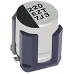 EEH-ZT1E221V, Aluminum Organic Polymer Capacitors 220UF 25V ESR=22