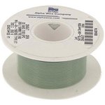 2845/7 GR005, Hook-up Wire 22AWG 7/30 PTFE 100ft SPOOL GREEN