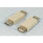 Переходник штекер USB тип A - гнездо USB тип A; №7098 штек USB A-гн USB A\\\комп