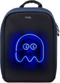 Фото 1/6 Рюкзак PIXEL MAX Navy тёмно-синий (LED-экран 25*25 px, 16,5 млн цветов, 20 л., полиэстер)