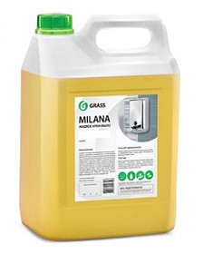 Фото 1/2 Мыло-крем жидкое Grass Milana увлажняющее, Молоко и мед 5 кг, 126105