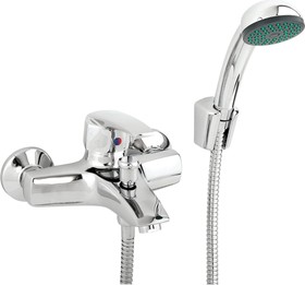 ENLAR Смеситель д/ванны монокомандный, с ручным душем, хром VR.ENL-5301.CR