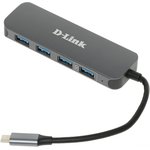D-Link DUB-2340/A1A Концентратор с 4 портами USB 3.0 (1 порт с поддержкой режима ...