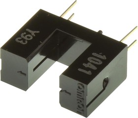 Фото 1/3 EE-SX198, Пропускающий фотопрерыватель, Фототранзистор, Сквозное Отверстие, 3 мм, 0.5 мм, 50 мА, 4 В