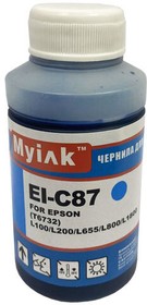 4121030000, Чернила для EPSON L800/L1800/ L100/ L200 EI-C87 (70мл, Cyan Dye) MyInk